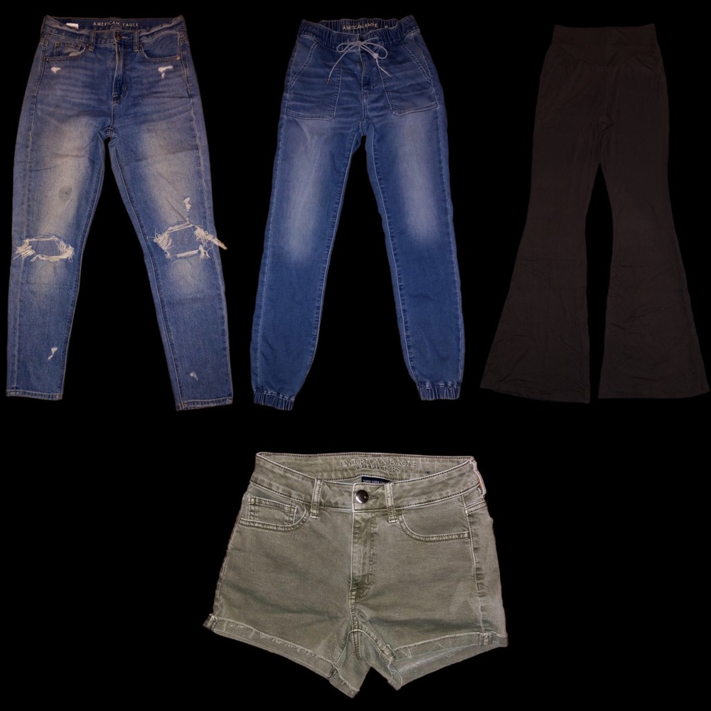 4 PC American Eagle Womens Juniors Clothing Lot Bundle
